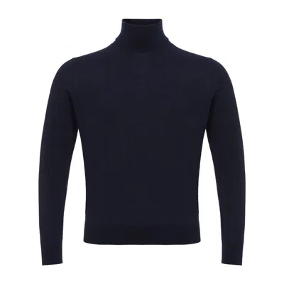 Colombo Elegant Cashmere Sweater In Sophisticated Blue