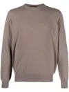 Colombo Fine-knit Cashmere Jumper In Neutrals
