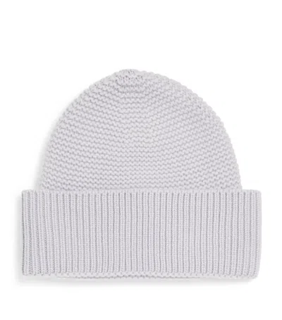 Colombo Kid Cashmere Beanie In Blue