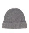 Colombo Kid Cashmere Beanie In Gray