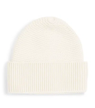 Colombo Kid Cashmere Beanie In White