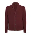 Colombo Kid Cashmere Cardigan In Red