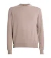 Colombo Kid Cashmere Sweater In Brown