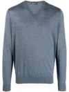 Colombo Ma00058256ja  V Neck Sweater In Blue