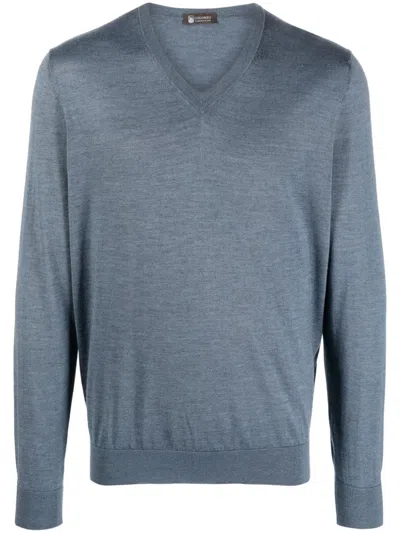 Colombo Ma00058256ja  V Neck Sweater In Blue