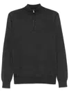 Colombo Mock-neck Sweater In Black