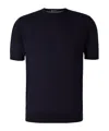 Colombo Cashmere-silk T-shirt In Black