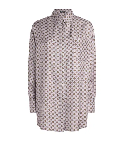 Colombo Silk Twill Printed Shirt