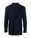 Colombo Wool Single-breasted Jacket In Black