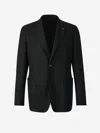 Colombo Cashmere 4.0 Robert Blazer In Black