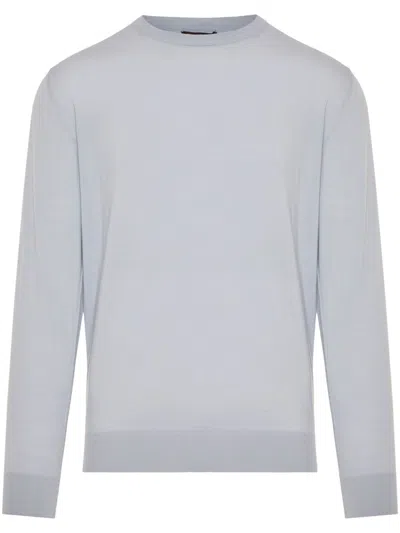 Colombo Virgin-wool Jumper In Blue