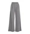 Colombo Wide-leg Trousers In Grey