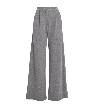 Colombo Wide-leg Trousers In Grey