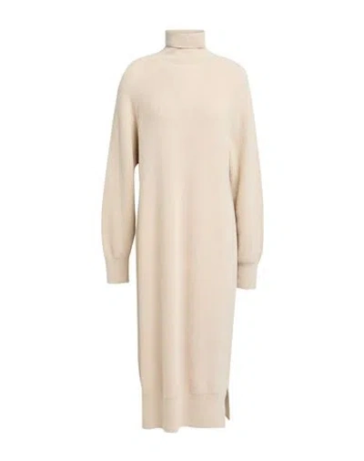 Colombo Woman Midi Dress Beige Size 14 Baby Cashmere