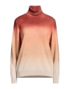 COLOMBO COLOMBO WOMAN TURTLENECK BRICK RED SIZE 16 BABY CASHMERE