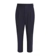 Colombo Wool-blend Suit Trousers In Purple