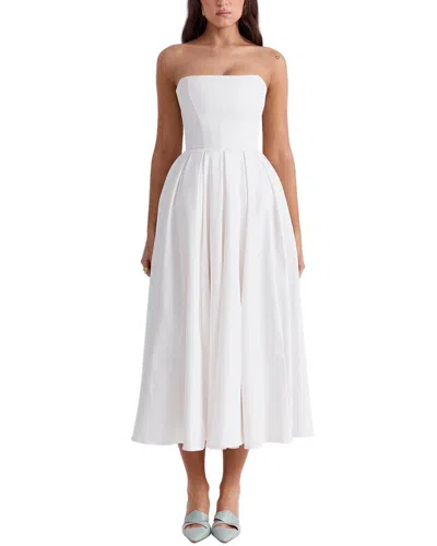 Colon Diana Midi Dress In White
