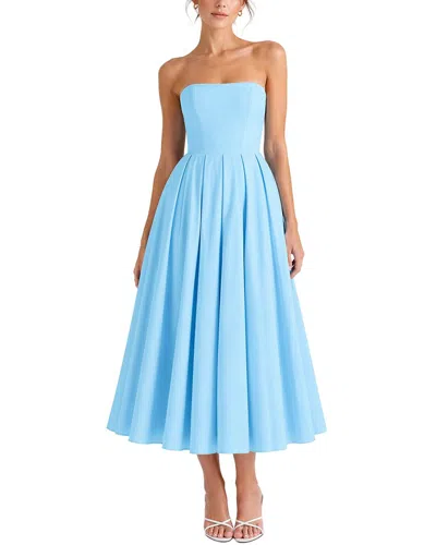 Colon Diana Midi Dress In Blue