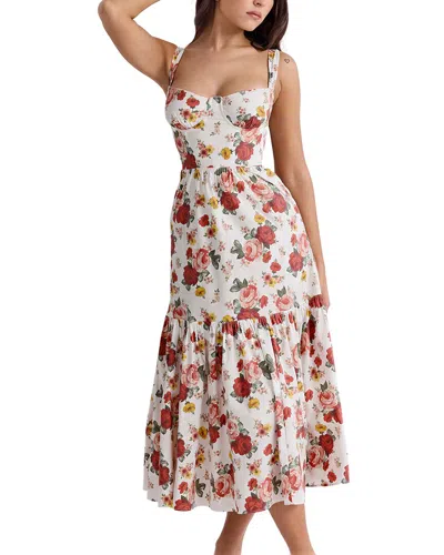 Colon Diana Midi Dress In Multi