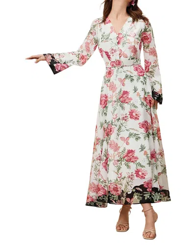Colon Diana Print Maxi Dress In Multi
