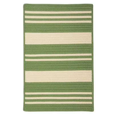 Colonial Mills Bayou Handcrafted Braided Rug In Beige;navy