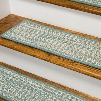 Colonial Mills Monterey Wool Blend Stair Tread Set/7 In Green