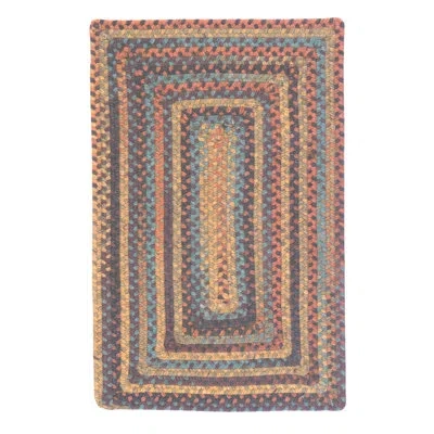 Colonial Mills Ridgevale Floral Burst Area Rug In Brown;yellow