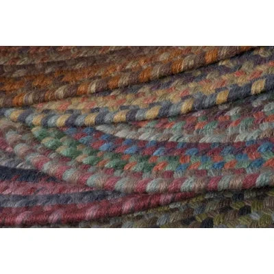 Colonial Mills Rustica Hand-braided Wool Audubon Russet Area Rug