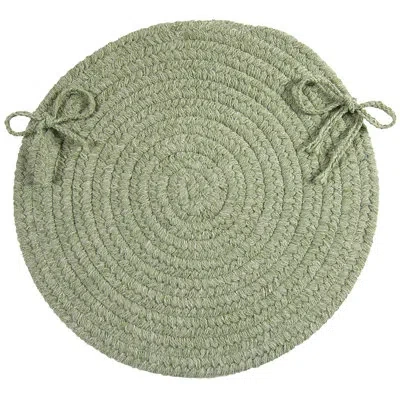 Colonial Mills Solid Wool Blend Rug In Green;palm