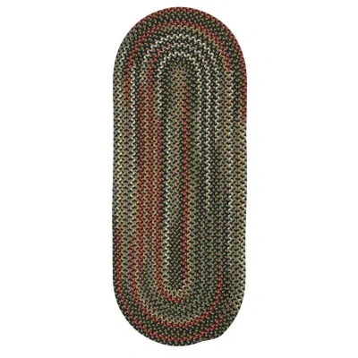 Colonial Mills Wayland Braided Green Rug