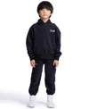 Color Lab Unisex 2t-6x Pull-on Fleece Jogger Pants In Black