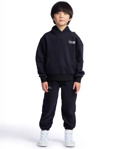 Color Lab Kids' Unisex 2t-6x Pull-on Fleece Jogger Pants In Black