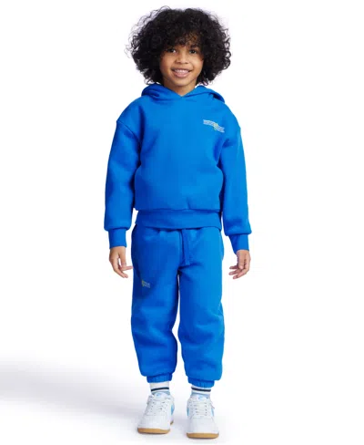Color Lab Kids' Unisex 2t-6x Pull-on Fleece Jogger Pants In Blue