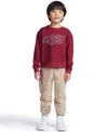 Color Lab Unisex 2t-6x Pull-on Fleece Jogger Pants In Nude