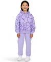 Color Lab Unisex 2t-6x Pull-on Printed Long Sleeve Hoodie In Purple