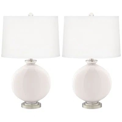 Color Plus Carrie 26 1/2" Smart White Table Lamps Set Of 2