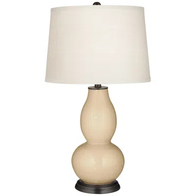 Color Plus Double Gourd 28 3/4" Colonial Tan Table Lamp