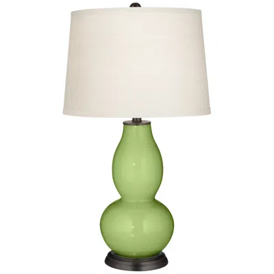 Color Plus Double Gourd 28 3/4" Lime Rickey Green Table Lamp