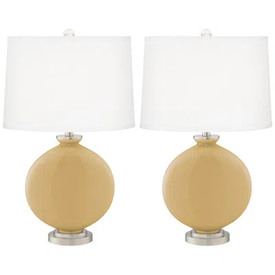 Color Plus Empire Gold Carrie Table Lamp Set Of 2