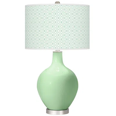 Color Plus Flower Stem Diamonds Ovo Table Lamp