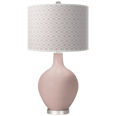 Color Plus Glamour Diamonds Ovo Table Lamp