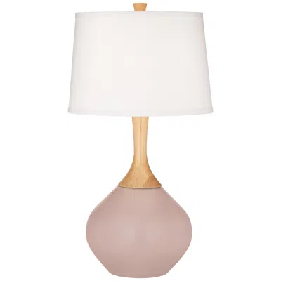 Color Plus Glamour Fog Linen Shade Wexler Table Lamp