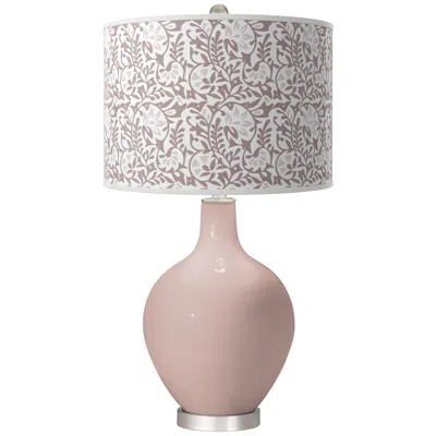 Color Plus Glamour Gardenia Ovo Table Lamp