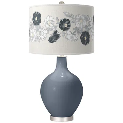 Color Plus Granite Peak Rose Bouquet Ovo Table Lamp