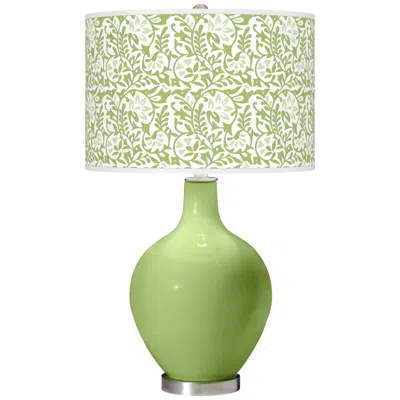 Color Plus Ovo 28 1/2" Gardenia Shade Lime Rickey Green Table Lamp