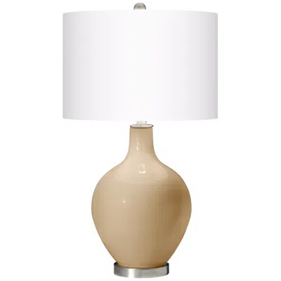 Color Plus Ovo 28 1/2" High Colonial Tan Table Lamp