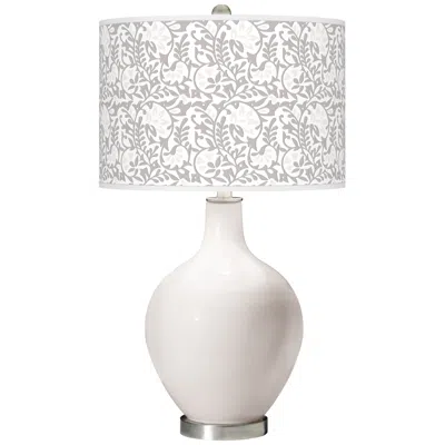 Color Plus Ovo 28 1/2" High Gardenia Shade Smart White Table Lamp