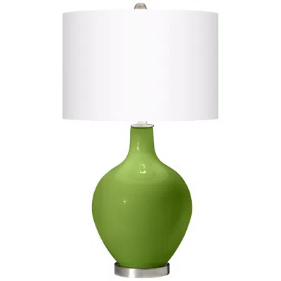 Color Plus Ovo 28 1/2" High Modern Glass Gecko Green Table Lamp
