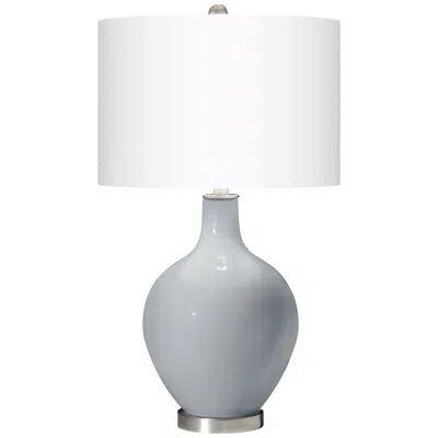 Color Plus Ovo 28 1/2" High Modern Uncertain Gray Table Lamp