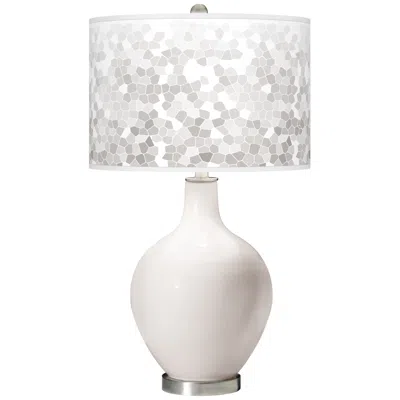 Color Plus Ovo 28 1/2" High Mosaic Shade Smart White Table Lamp